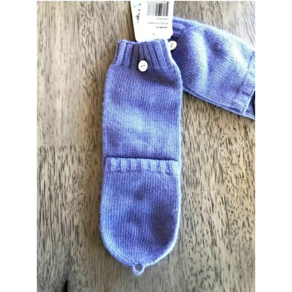 Portolano Womens Flip-Top Mittens in Dusty Lavender - OS